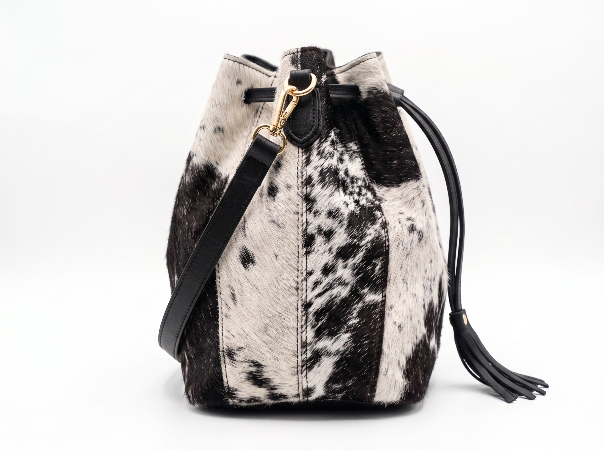 Bolso Bucket Mujer – Pelo de Vaca | Textura Auténtica - Image 3