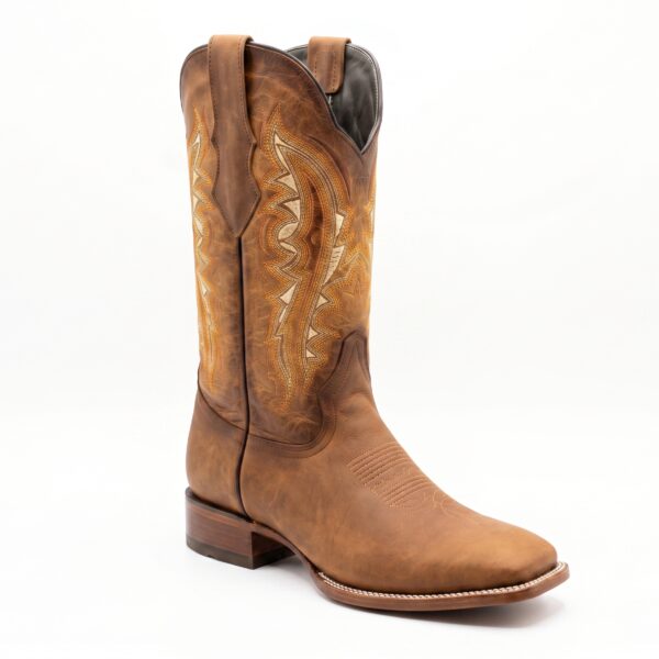 Bota Vaquera Tradicional Hombre - Clásico Western | Piel Miel