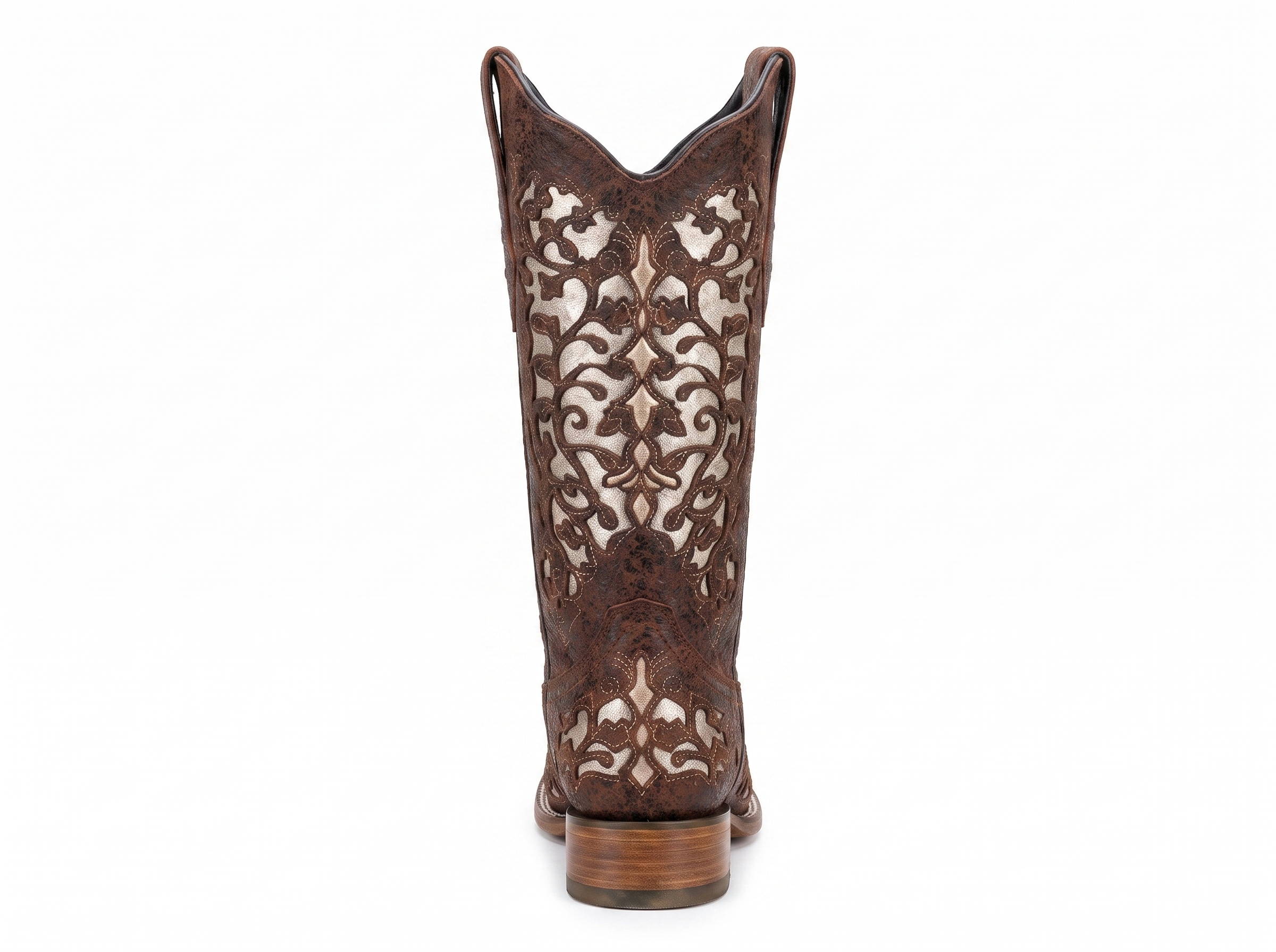 Bota Labrada Hombre Mujer | Cognac & Marfil - Image 2