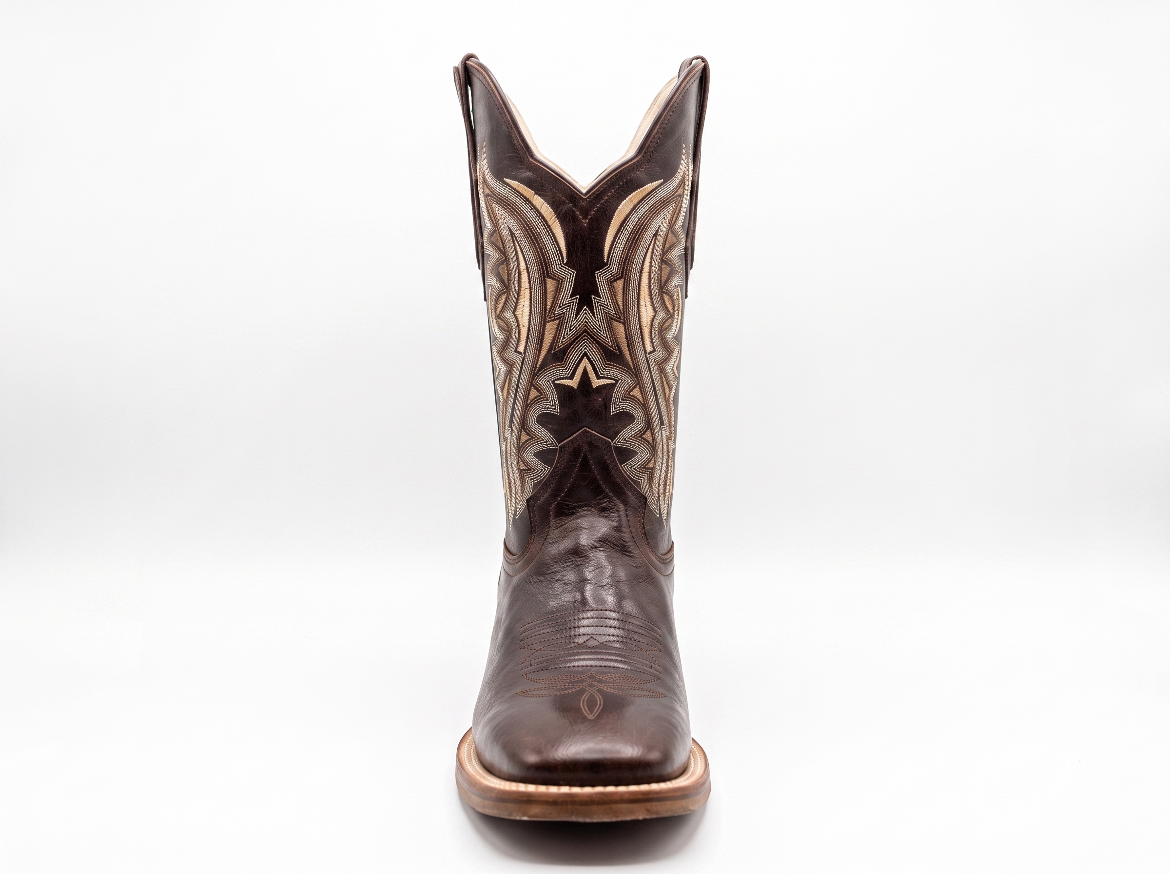 Bota Bordada Hombre | Chocolate & Arena - Image 3