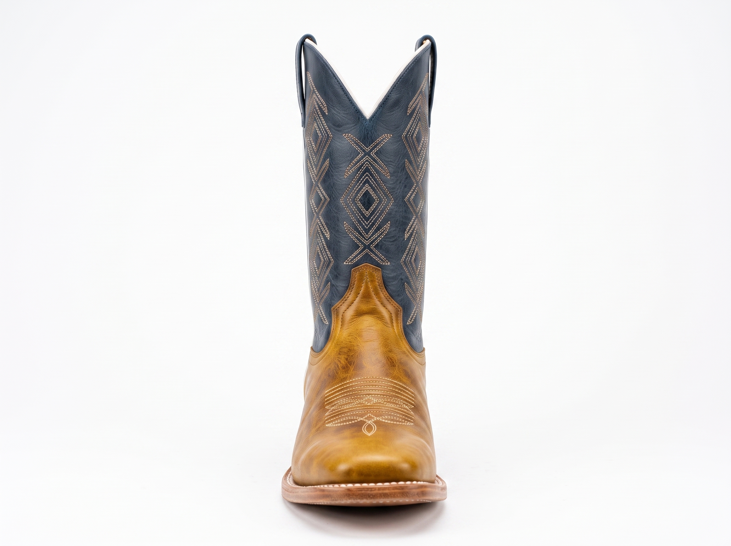 Bota Geométrica Hombre | Mostaza & Marino - Image 2